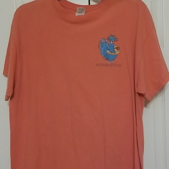 Southern Attitude L Hen Vacation Hair tee - Picture 4 of 4